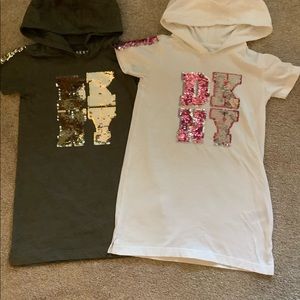 DKNY hooded dresses bundle